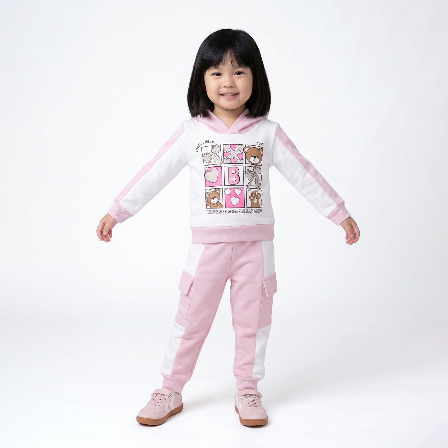 CONJ PAMOL URSO ROSA Rosa