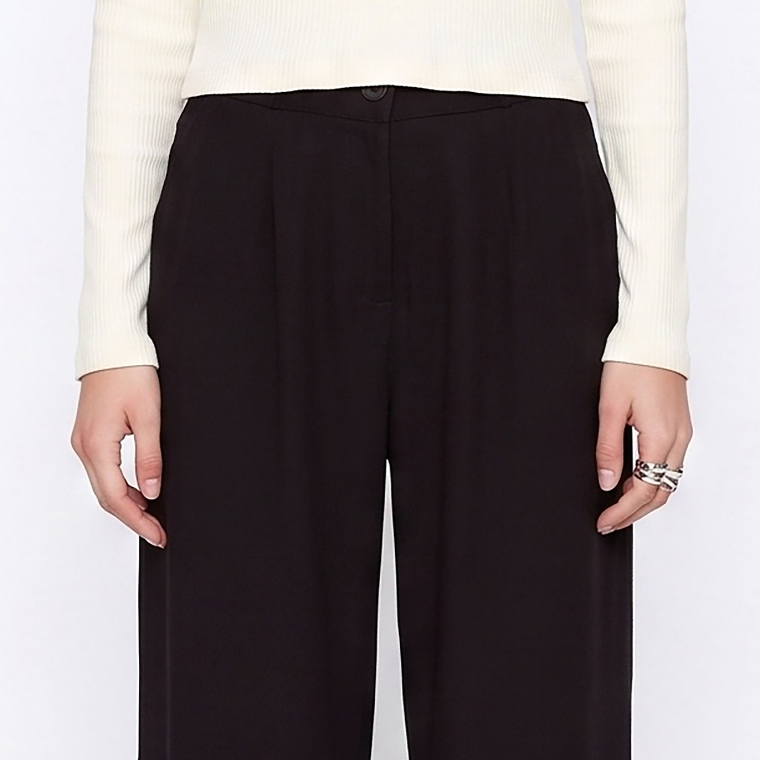 CALÇA WIDE ALF PTO Preto