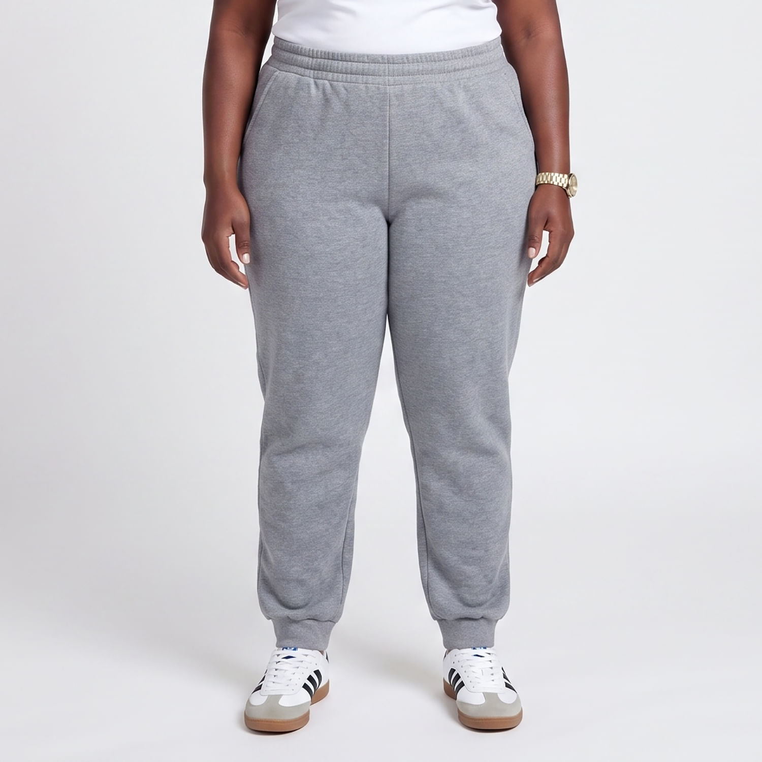 Calça PLUS BSC MESCL Mescla