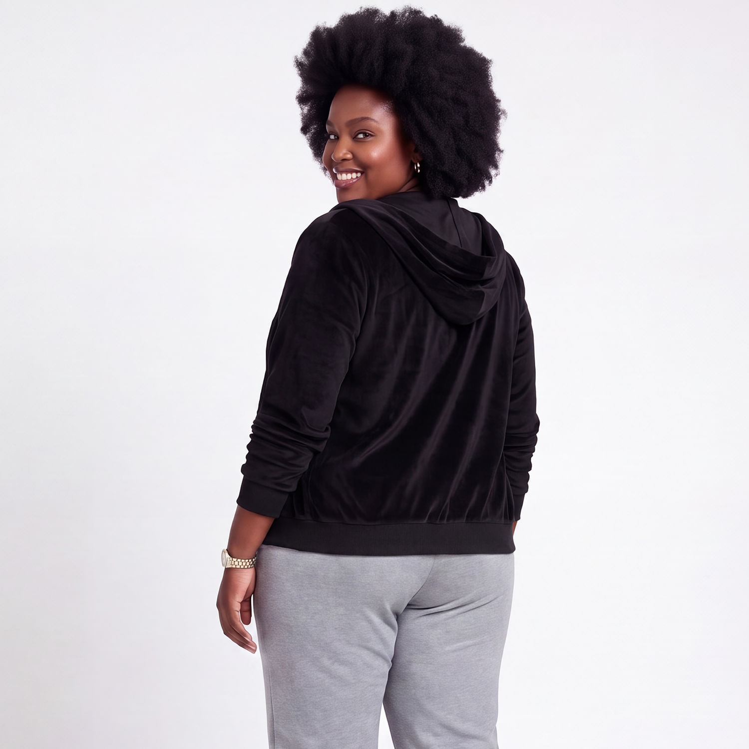 Blusão PLUS PLUSHPTO Preto