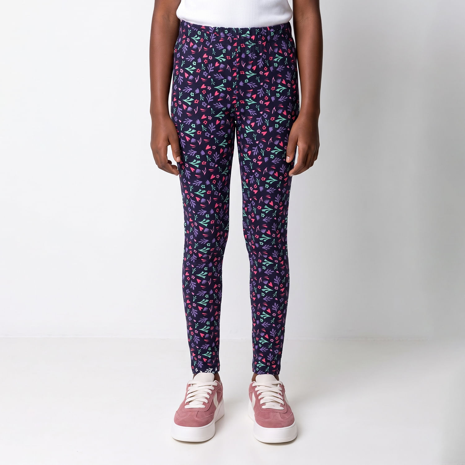 LEGGING JVFLORCLOR Preto
