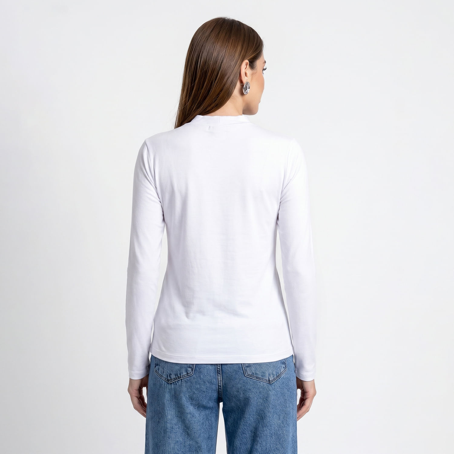 Blusa ML GL.Alt.Bco Branco