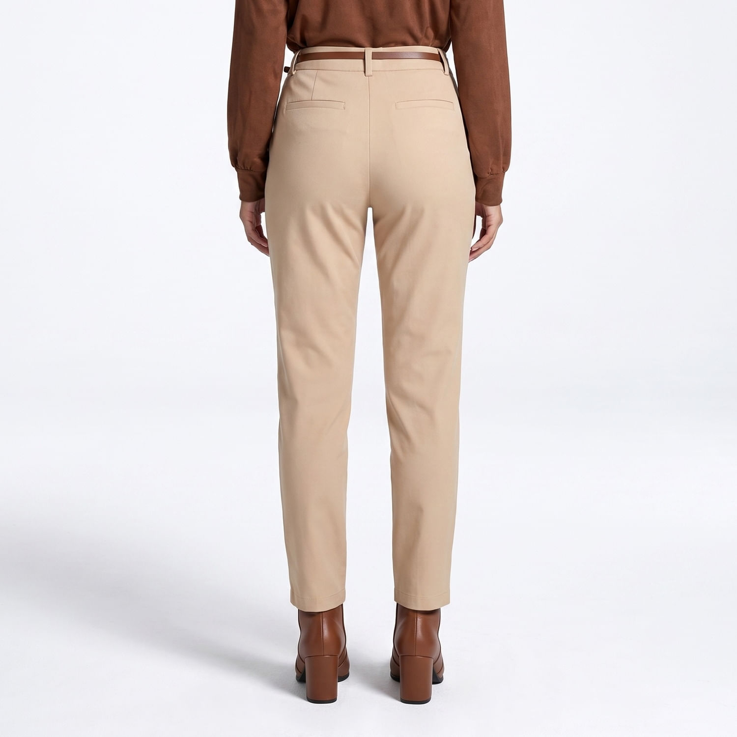 Calça AlfaCinto Bege Bege