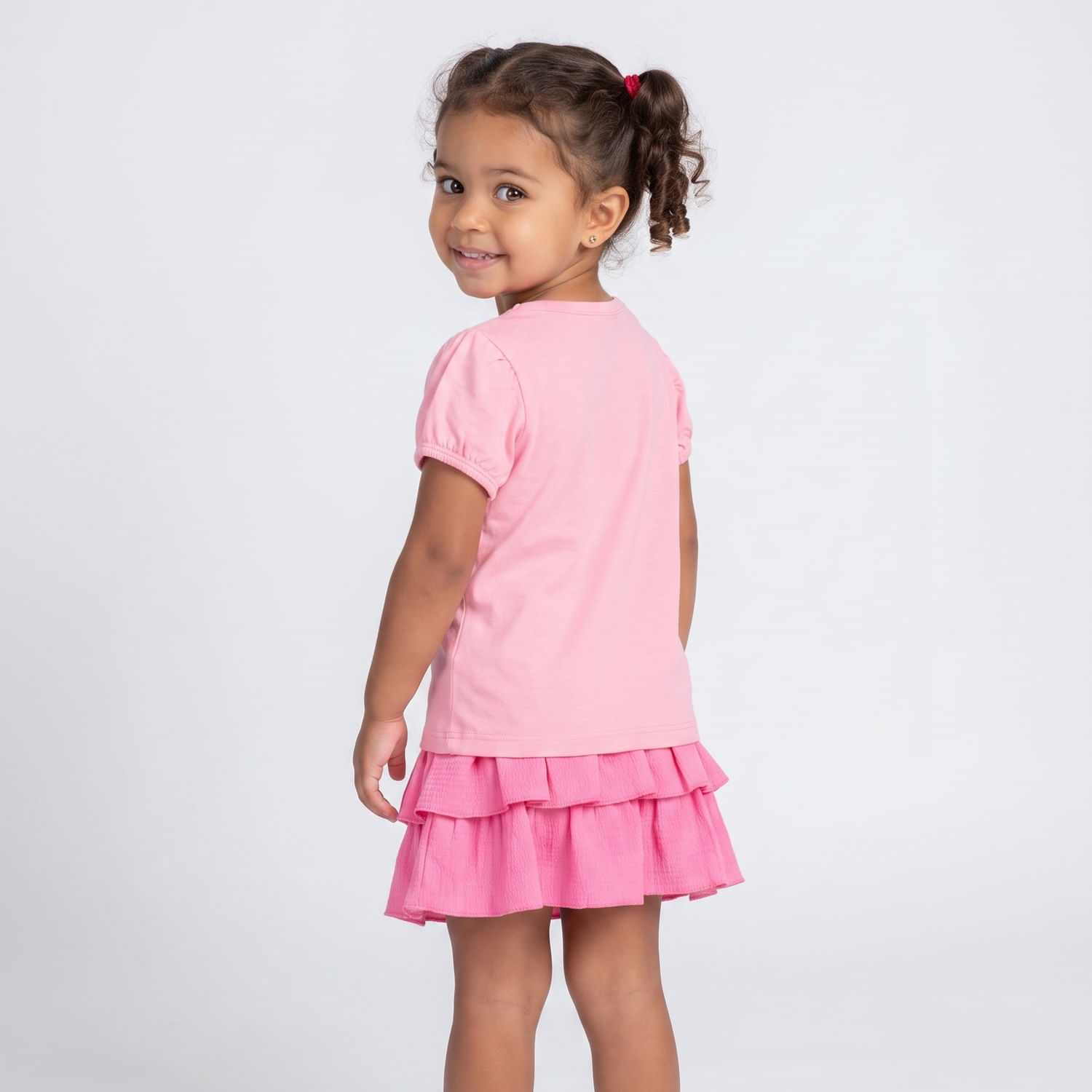 BLUSA PA PUF FLORRSN Rosa