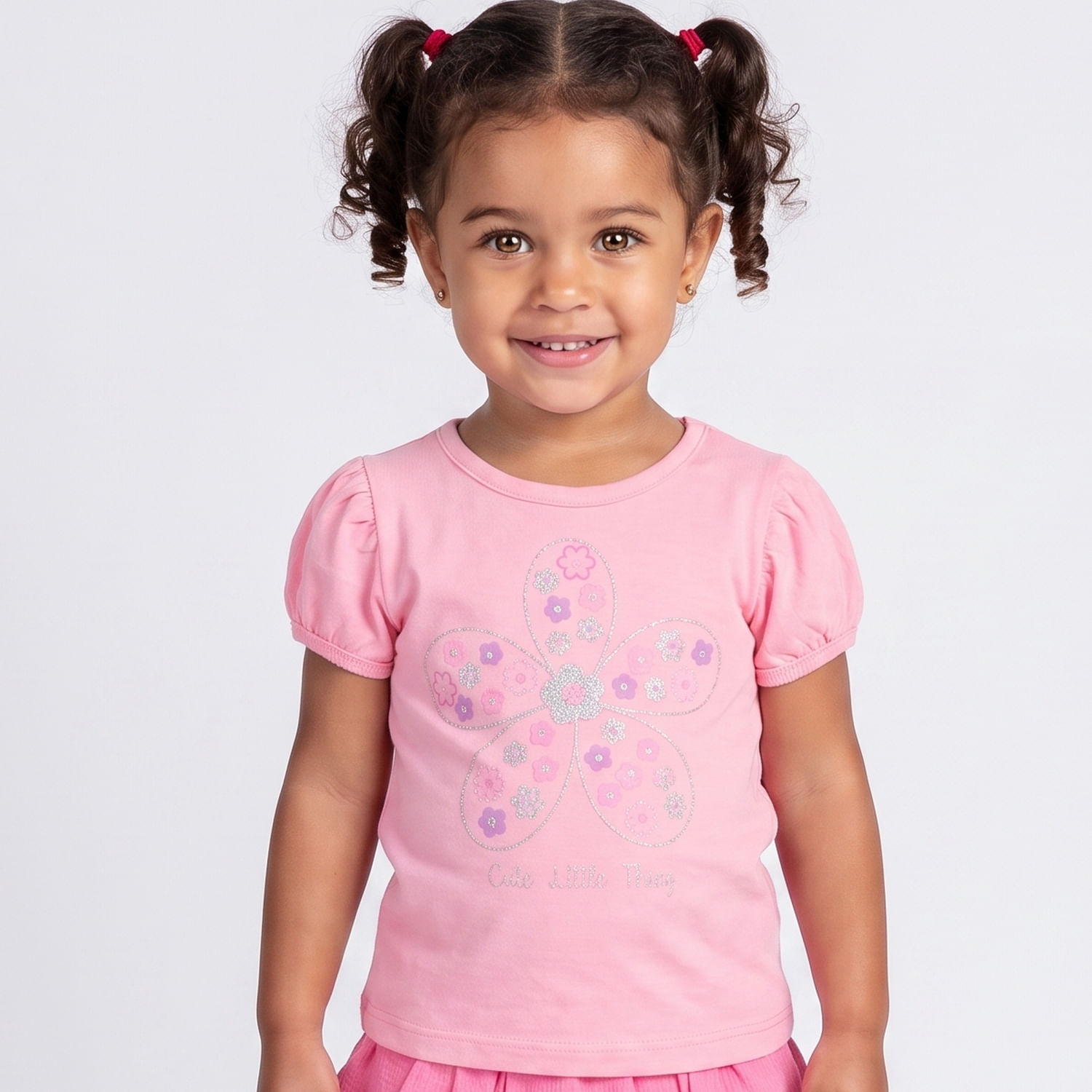 BLUSA PA PUF FLORRSN Rosa