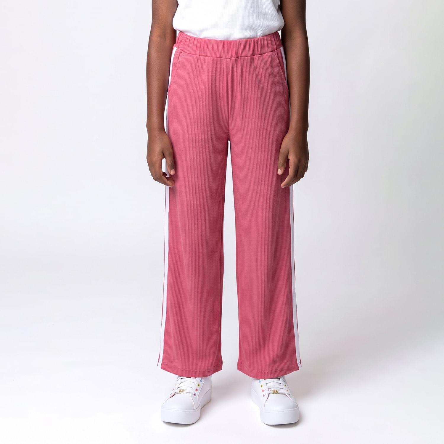 CALÇA JVLAÇOLISTLAT Rosa