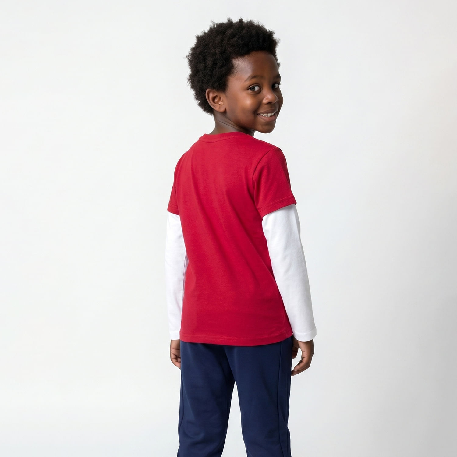 CAMISETA ML RACI VRM Vermelho
