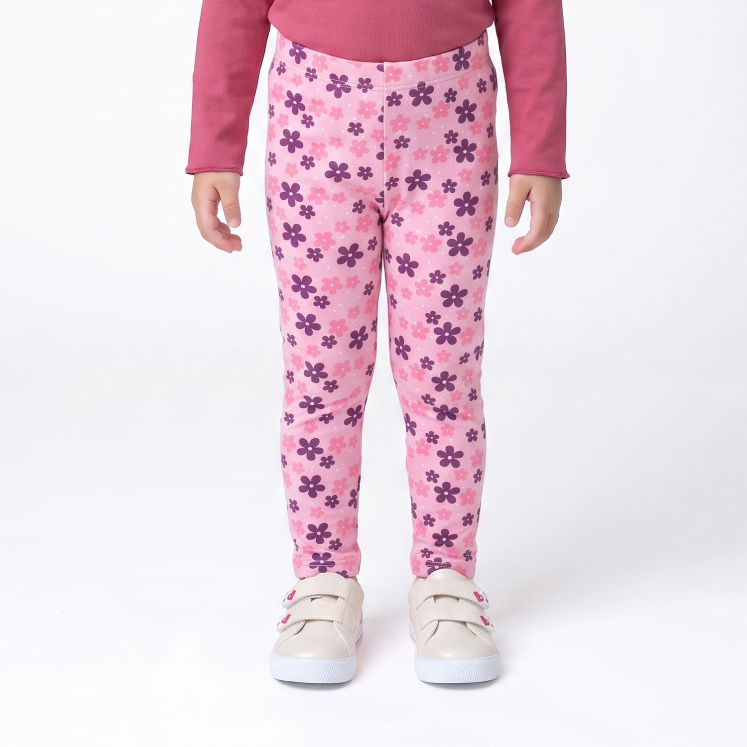 LEGGING PA FLORALRSA Rosa
