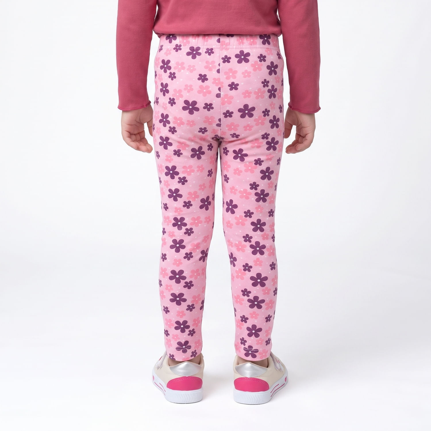 LEGGING PA FLORALRSA Rosa