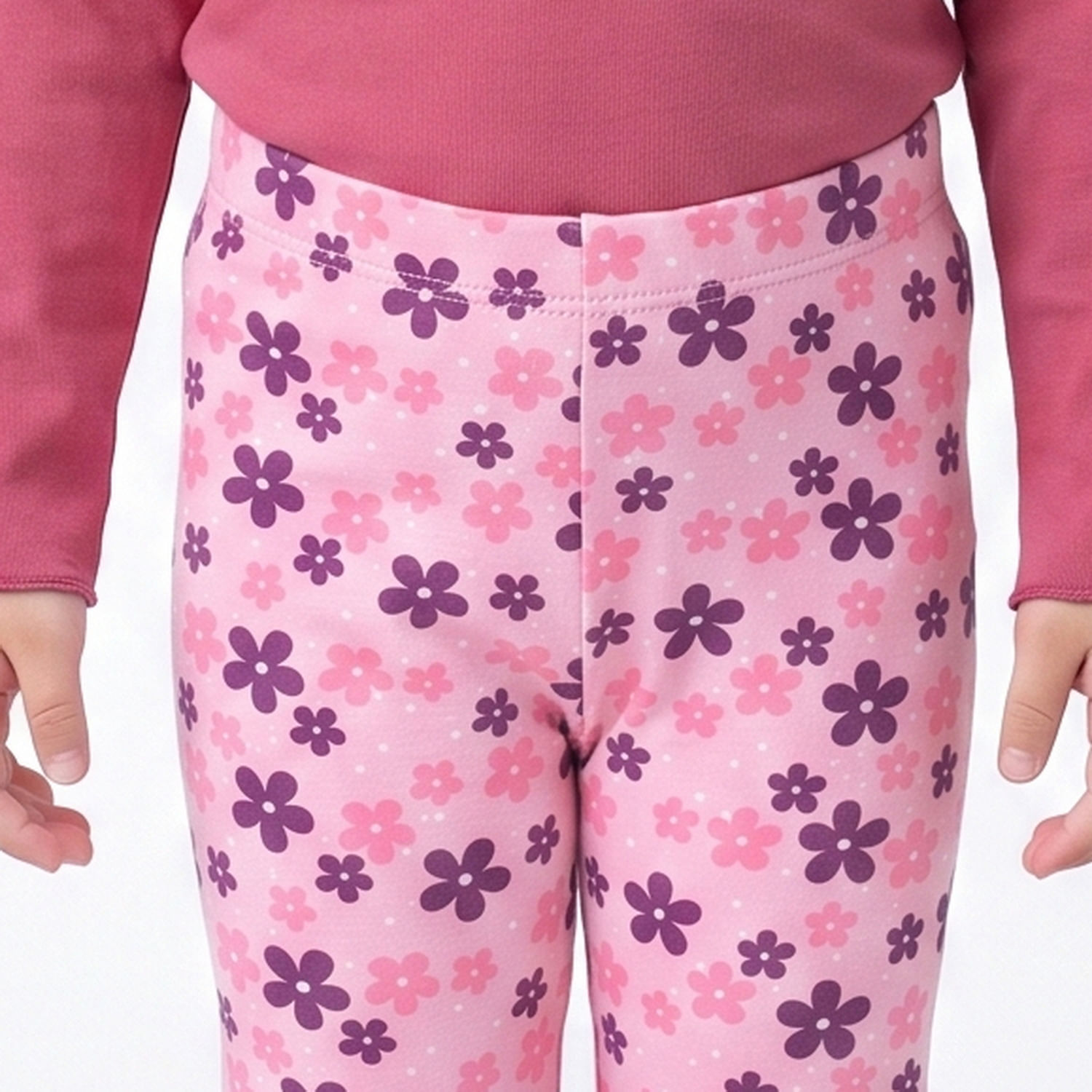 LEGGING PA FLORALRSA Rosa