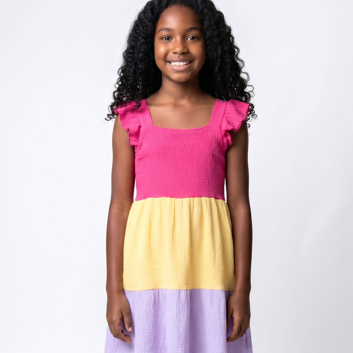 VESTIDO JV 3M RSNEON Rosa