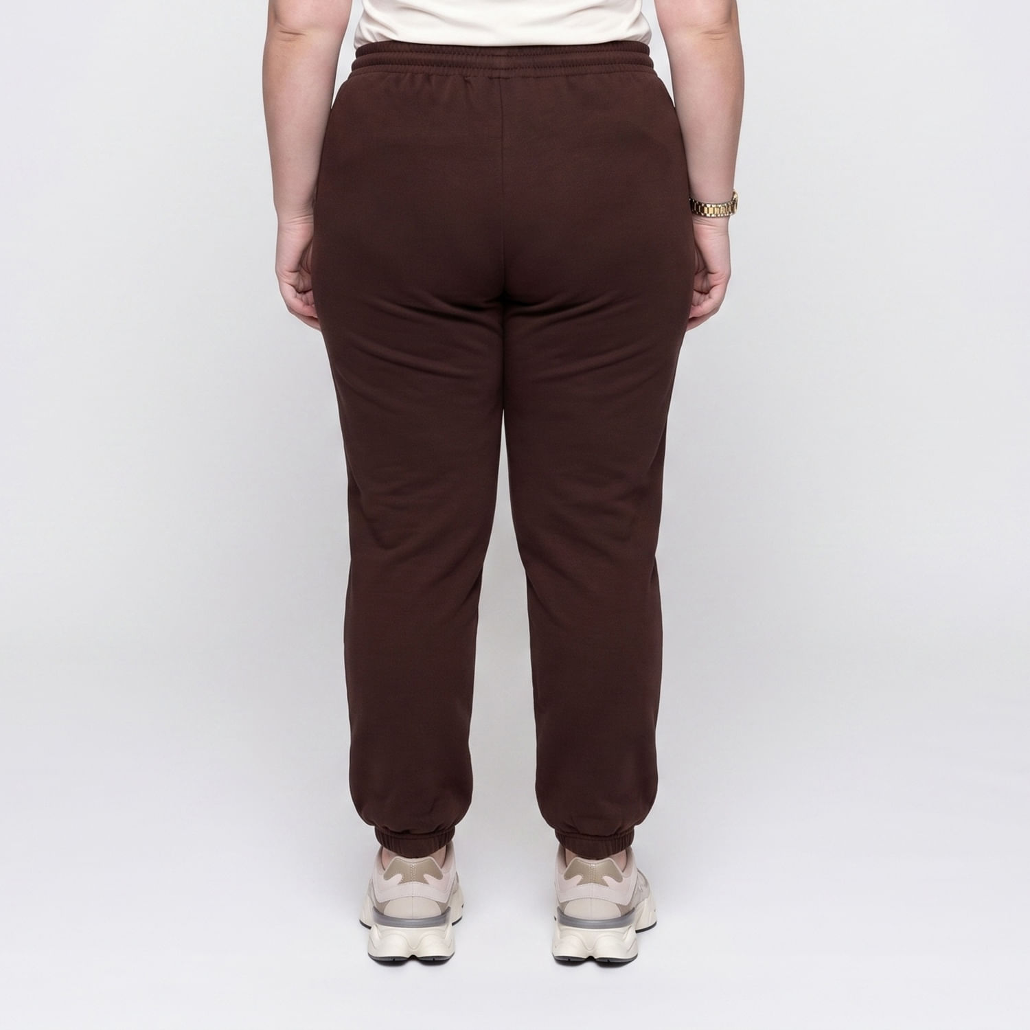 Calça PLUS BSC MARR Marrom