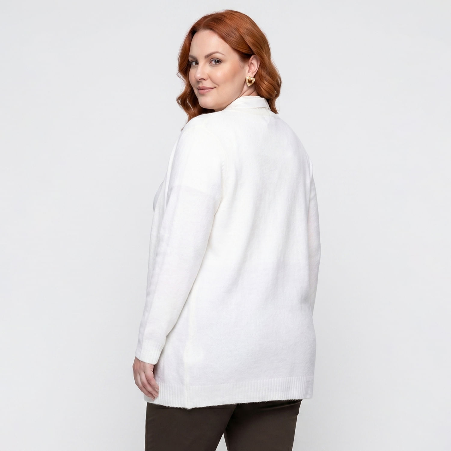 Sueter Liso Off Whit Off White