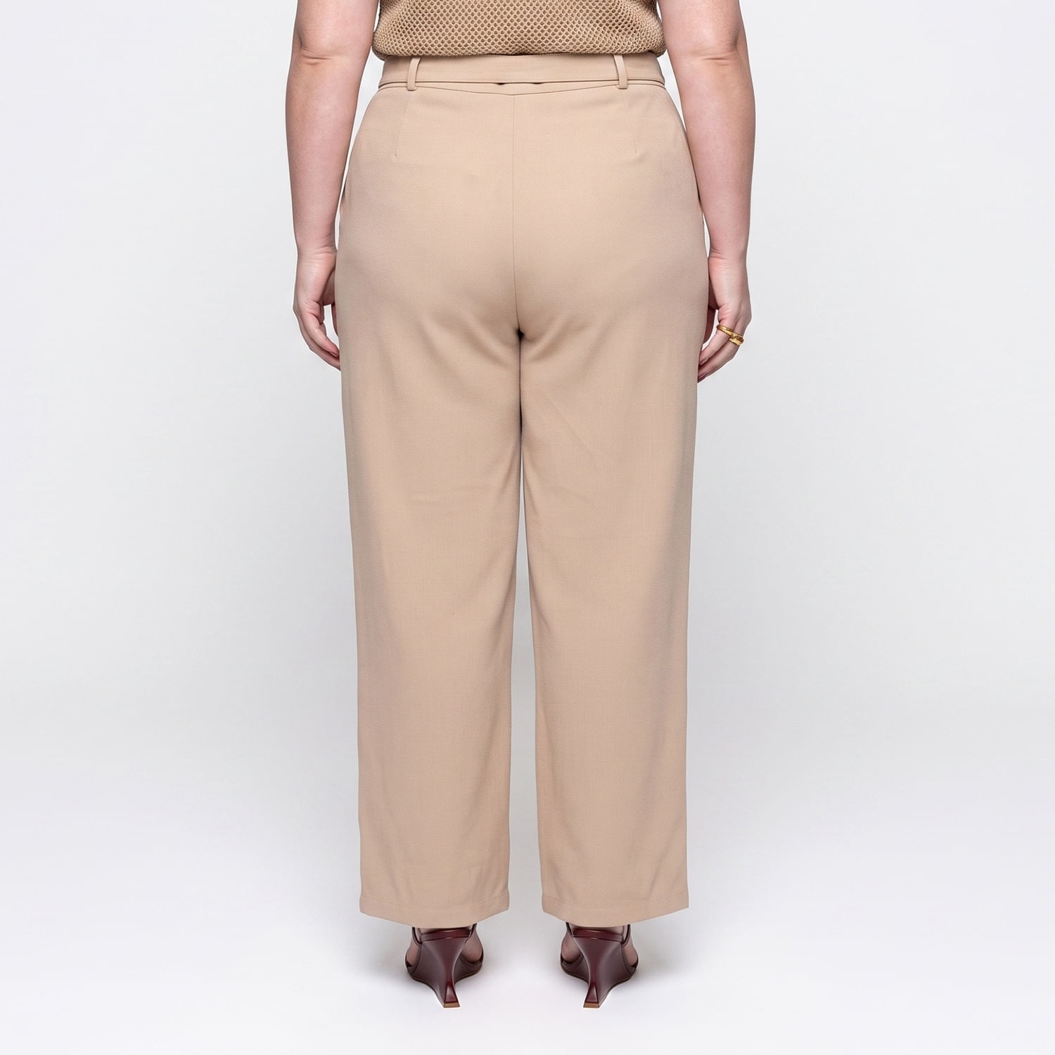 Calça Malha Linh Beg Bege