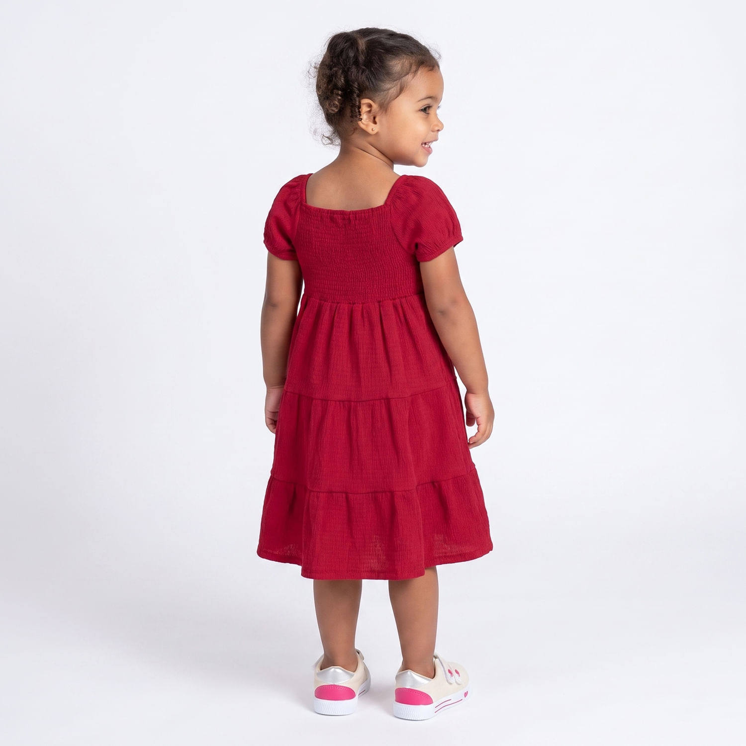 VESTIDO IFALASTXVERM Vermelho