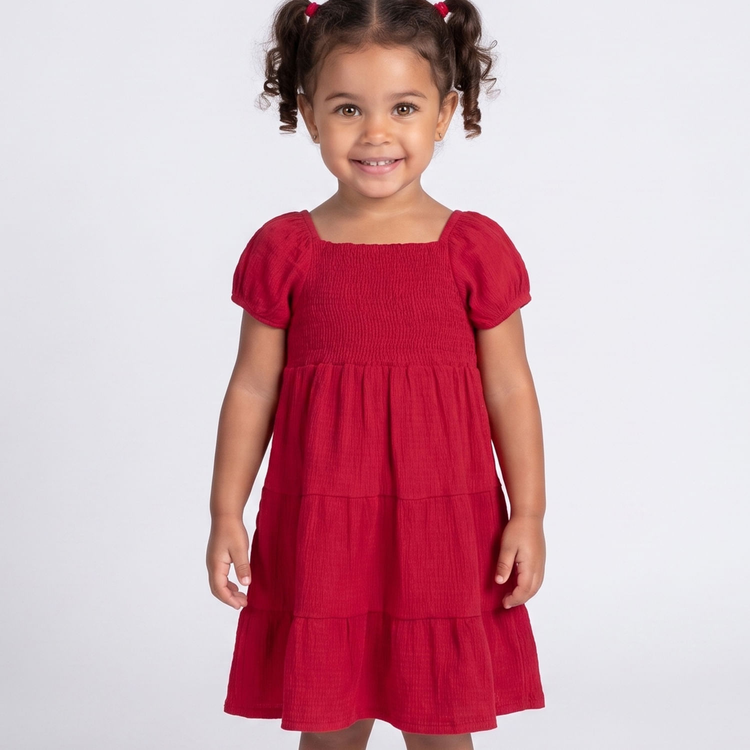 VESTIDO IFALASTXVERM Vermelho