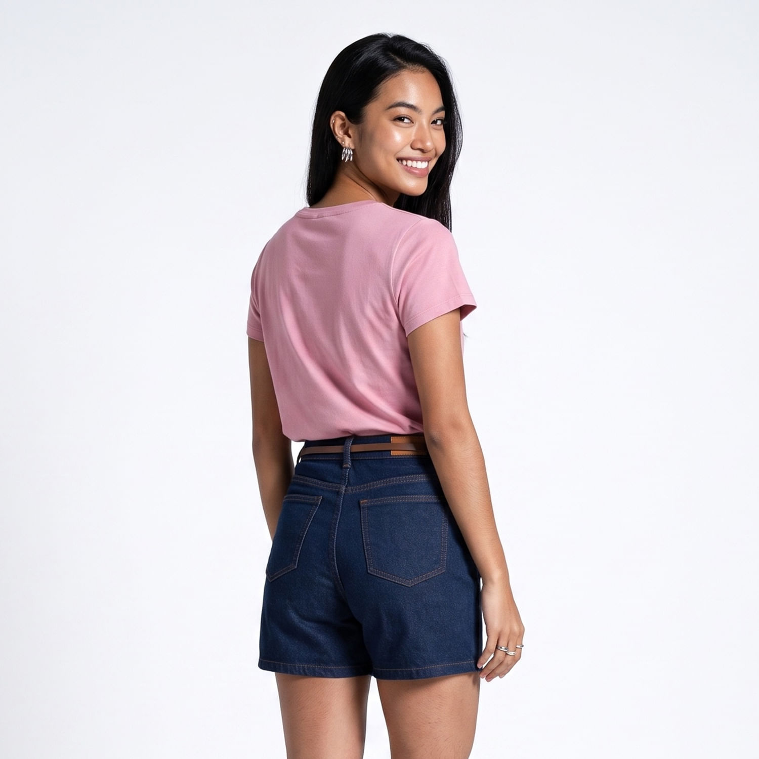 Blusa MC C COT R ORQ Rosa