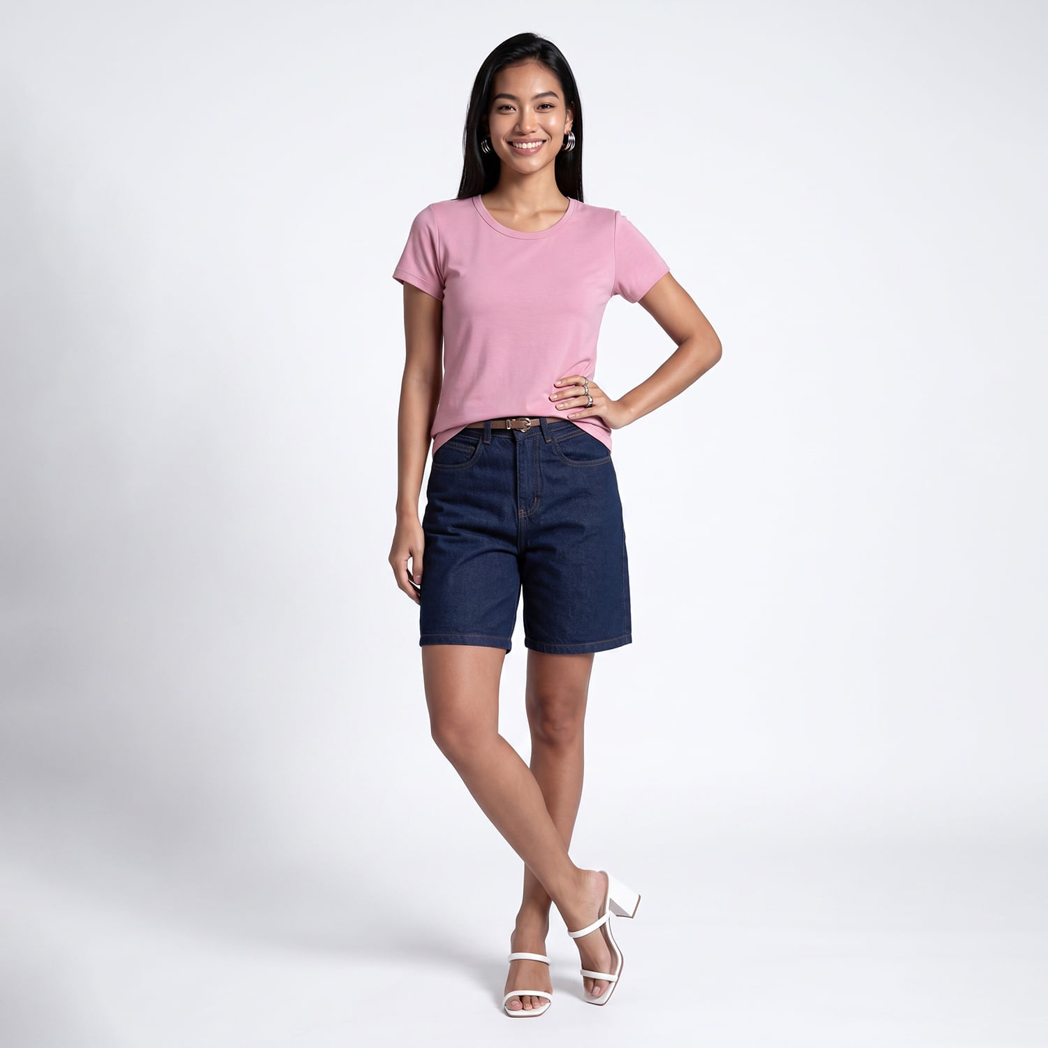 Blusa MC C COT R ORQ Rosa