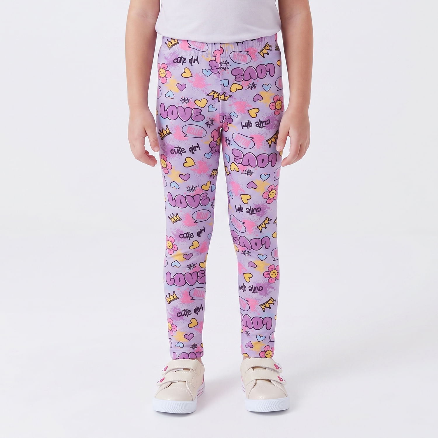 LEGGING JV ROTT LILA Lilás