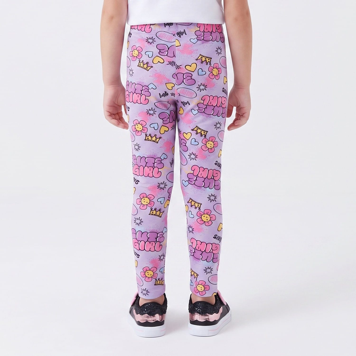 LEGGING JV ROTT LILA Lilás