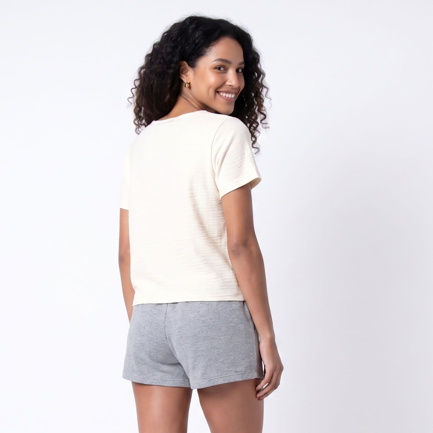 Cropped Textur Off Off White
