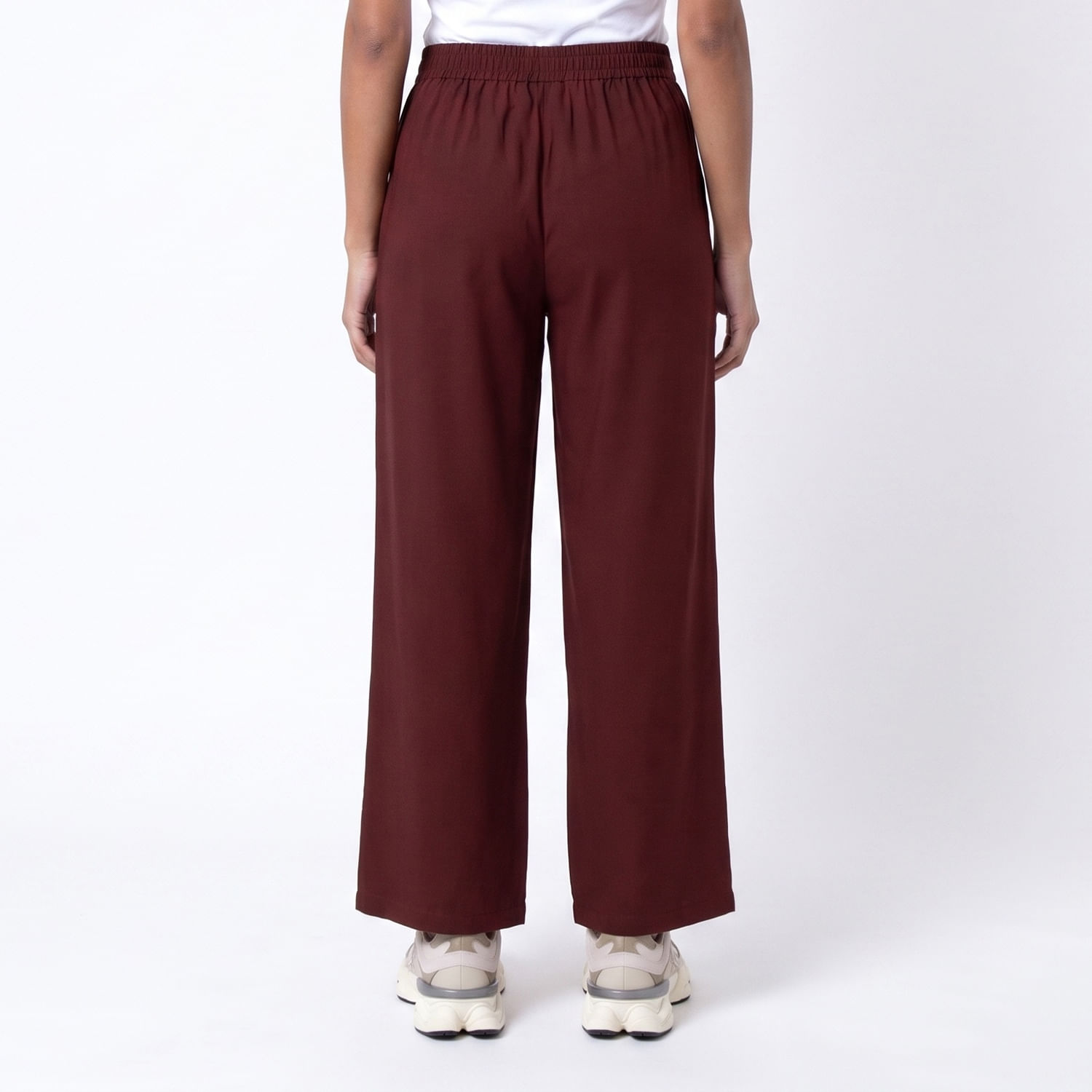 CALÇA WIDE ALF MARRO Marrom