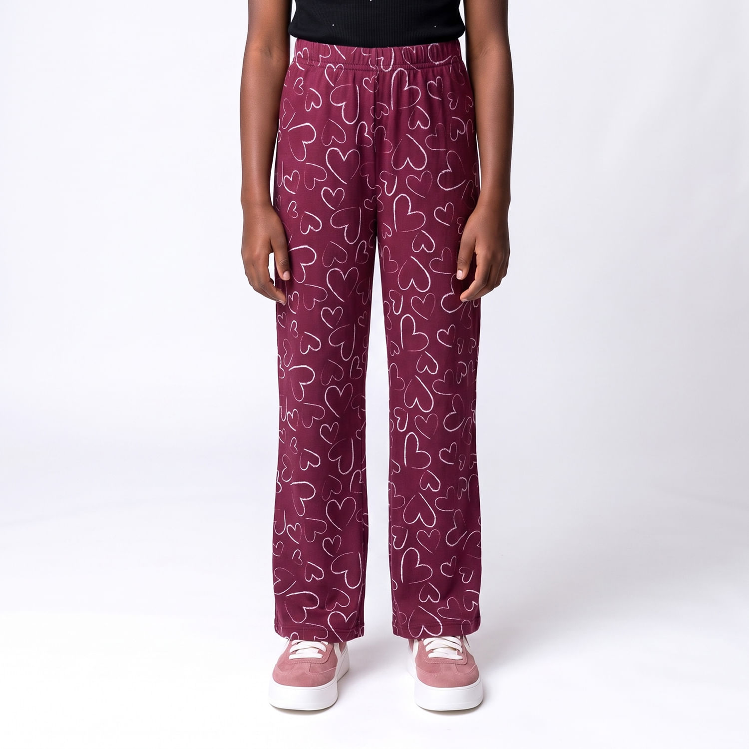 CALÇA JVCORACFLARE Vinho