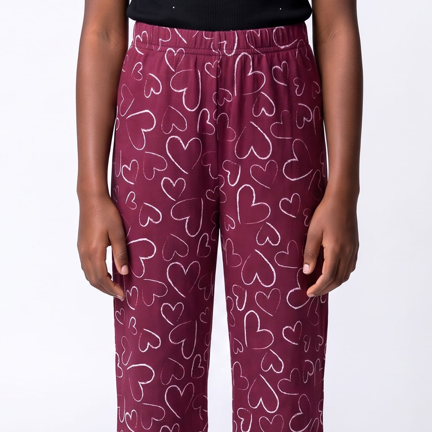 CALÇA JVCORACFLARE Vinho