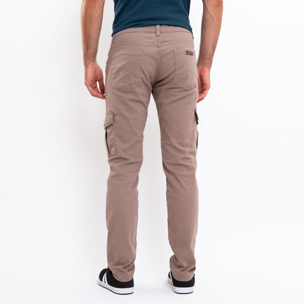 Calça S RET CAP carg Caqui