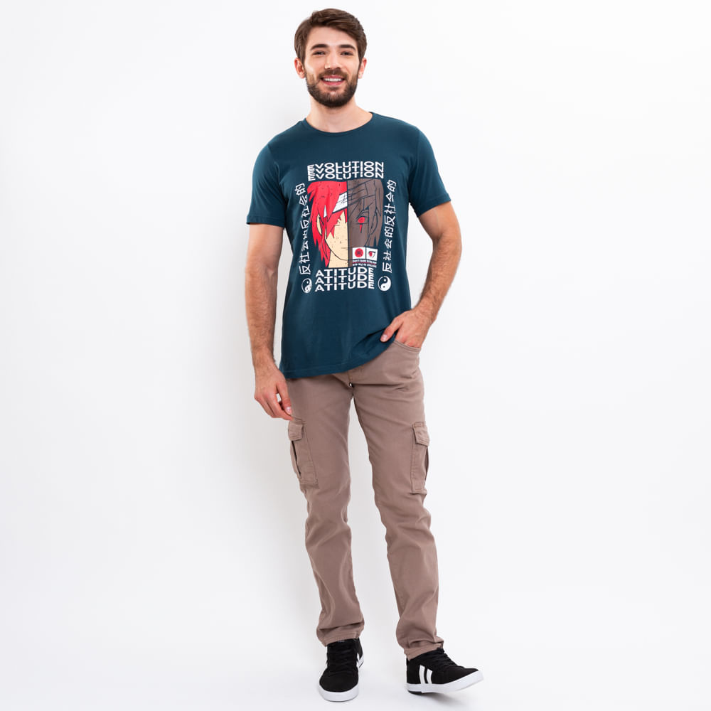 Calça S RET CAP carg Caqui