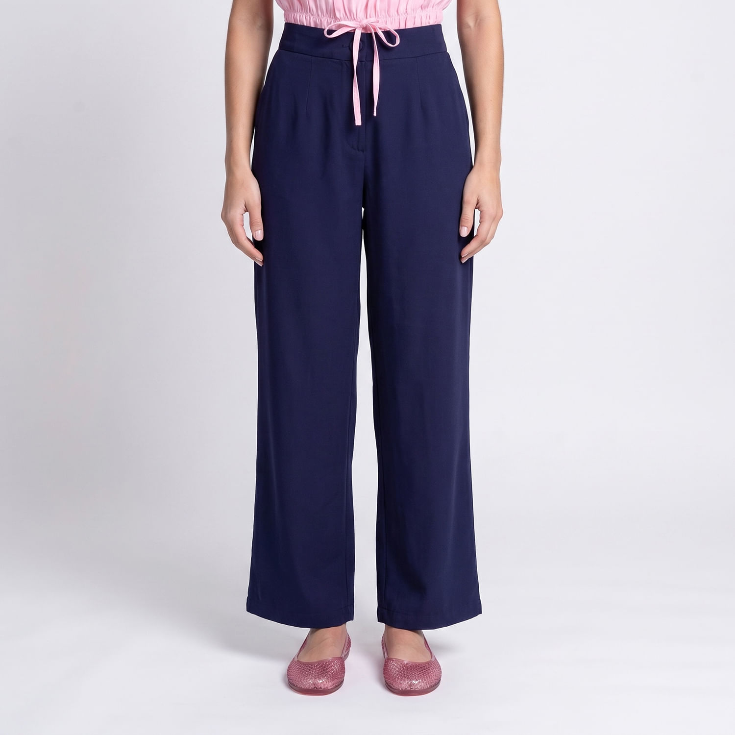Calça WIDE ALF MARIN Marinho