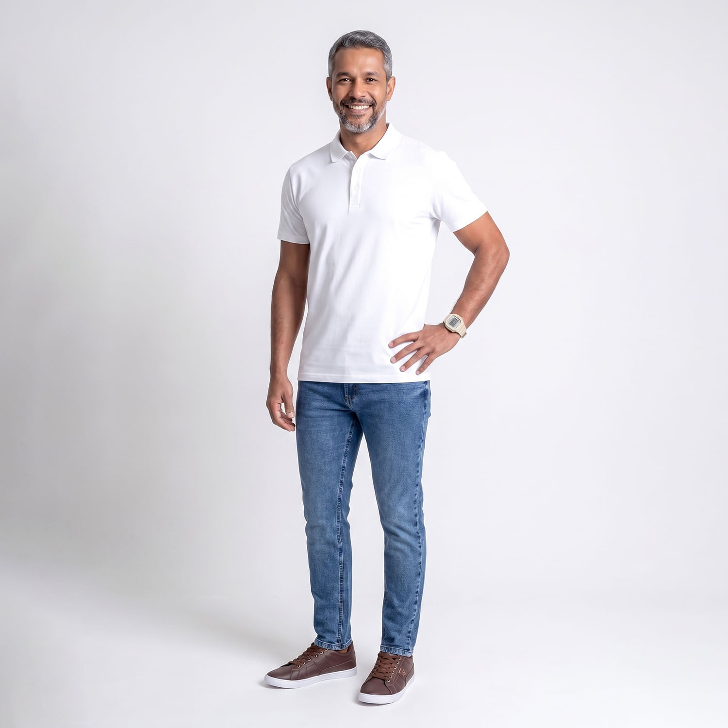 Polo inter branco Branco
