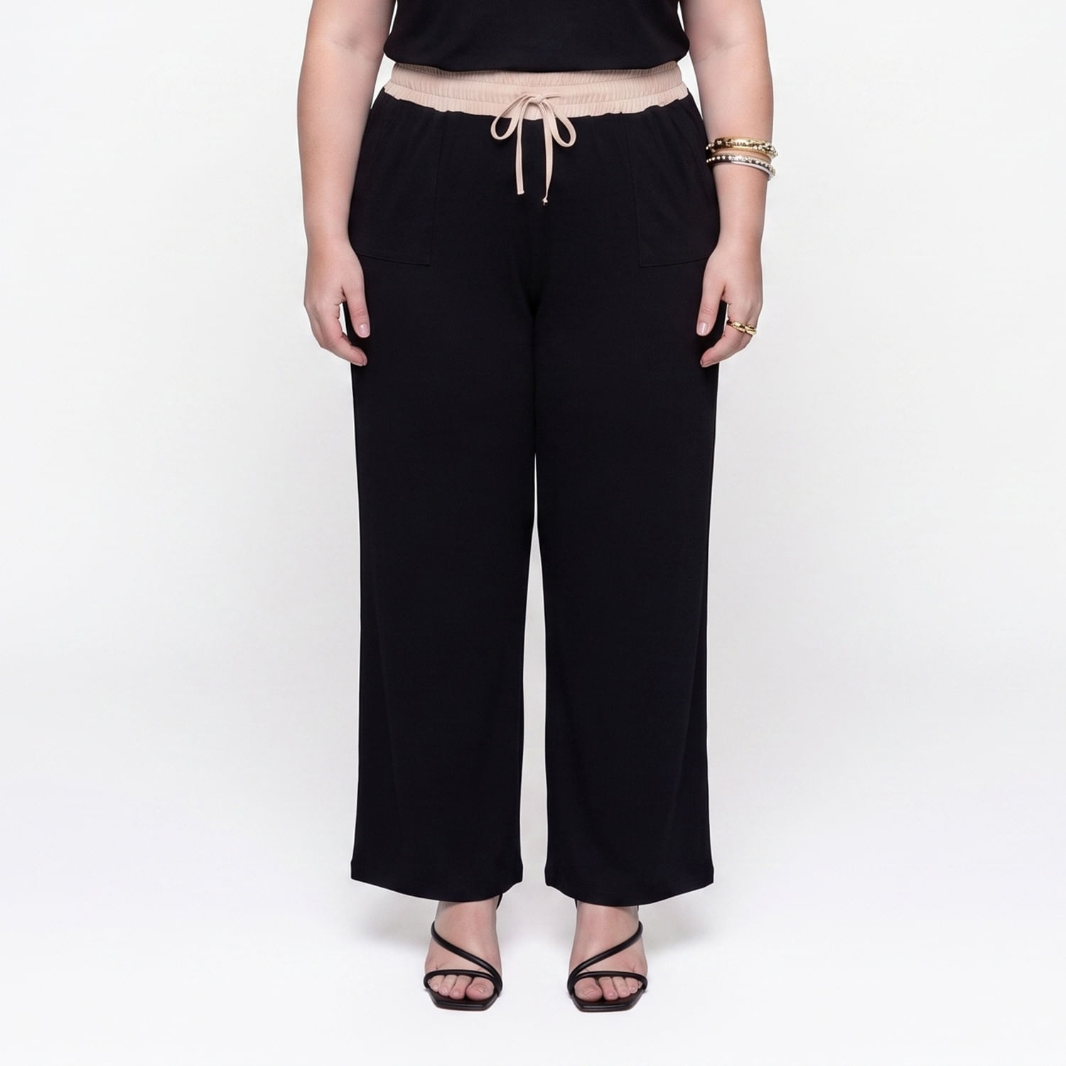 Calça Cos Contra.Pto Preto