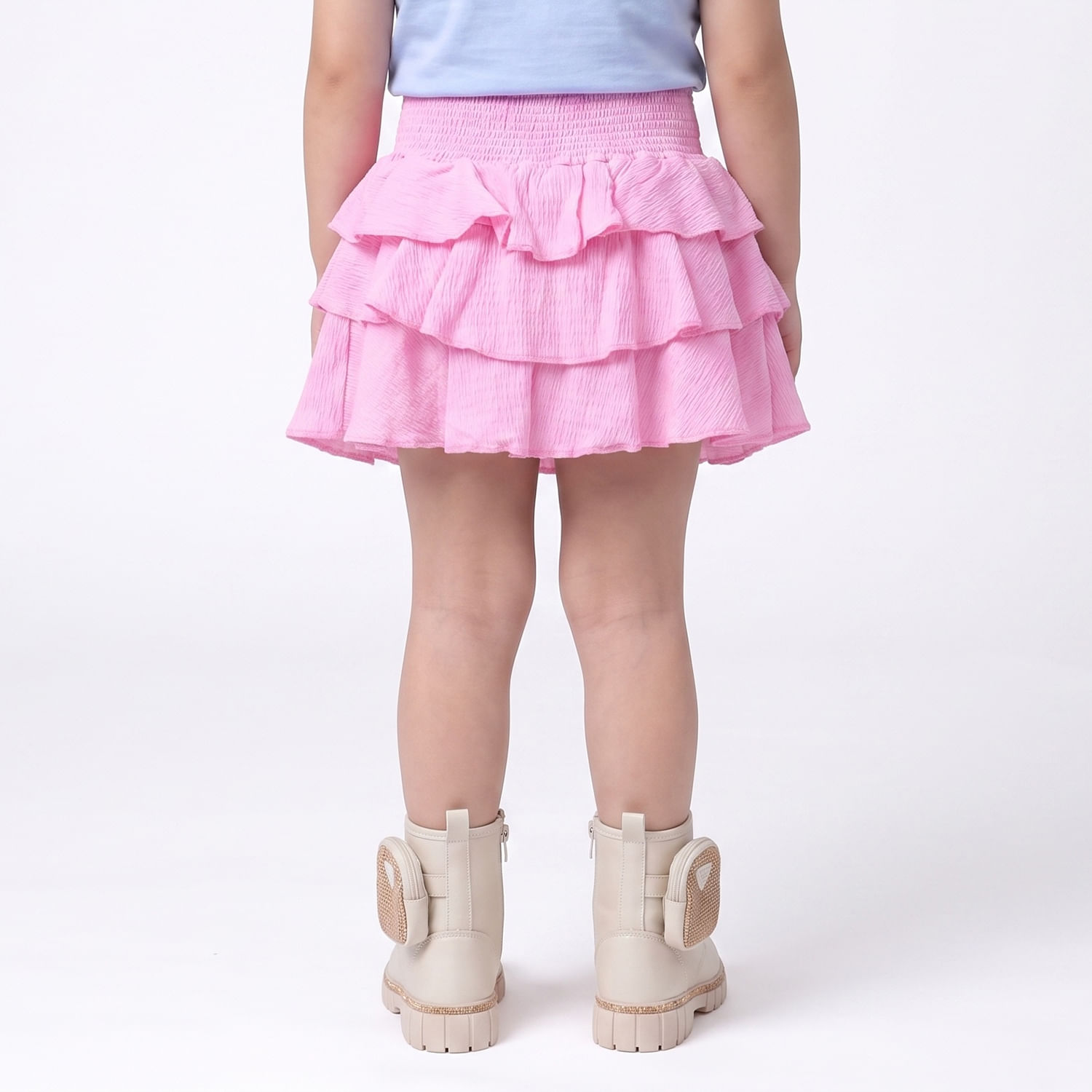 Short Saia  IF babad Rosa