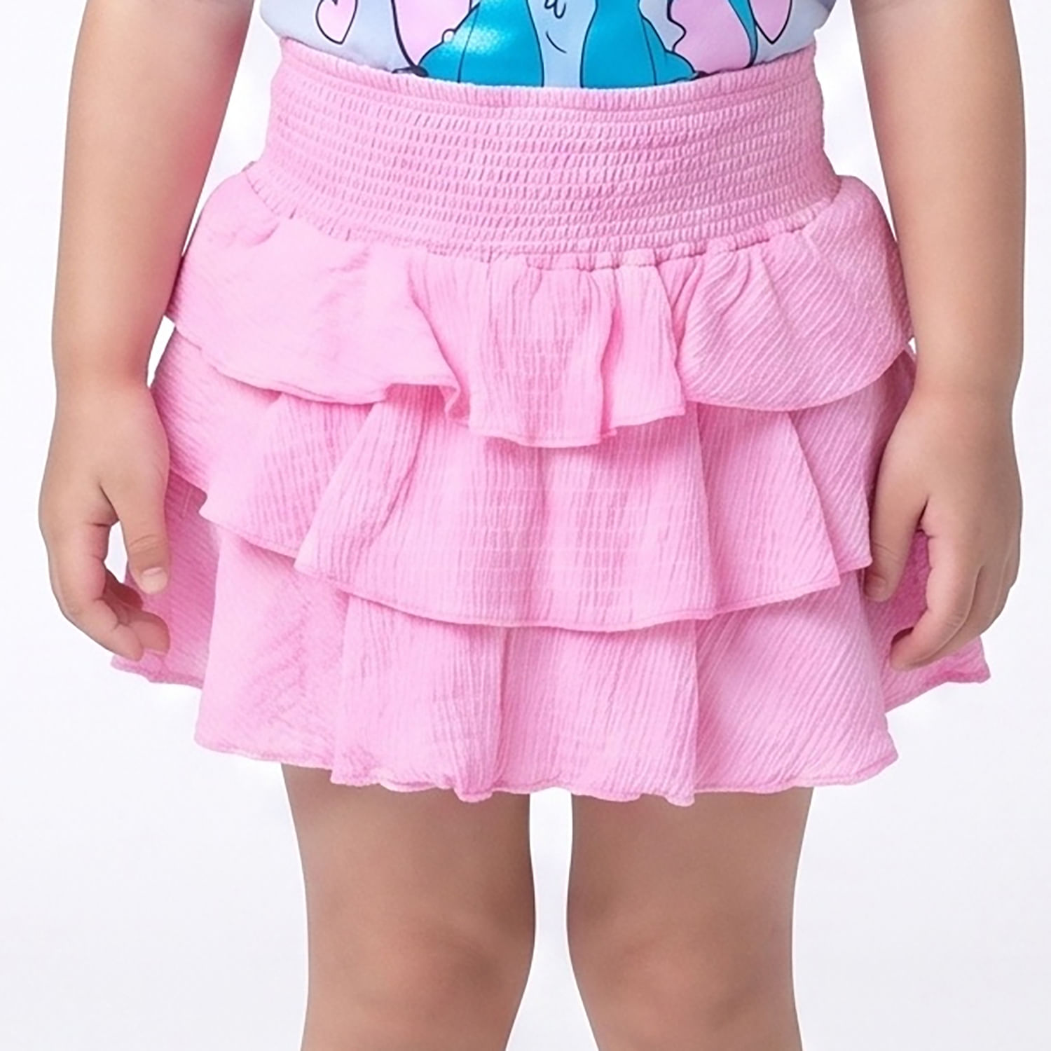 Short Saia  IF babad Rosa