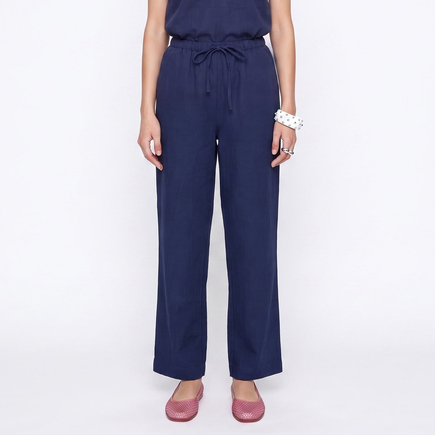 CALÇA PIJAMASUED MAR Marinho