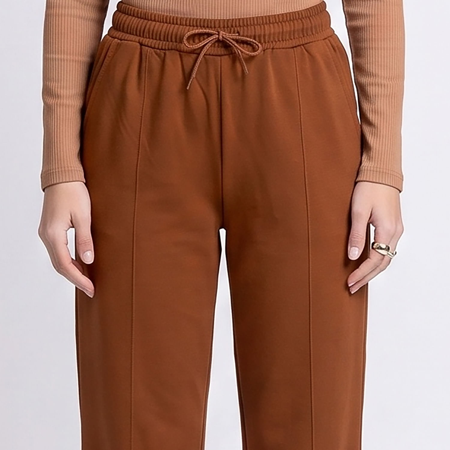 Calça WIDE VINCO CAR Caramelo