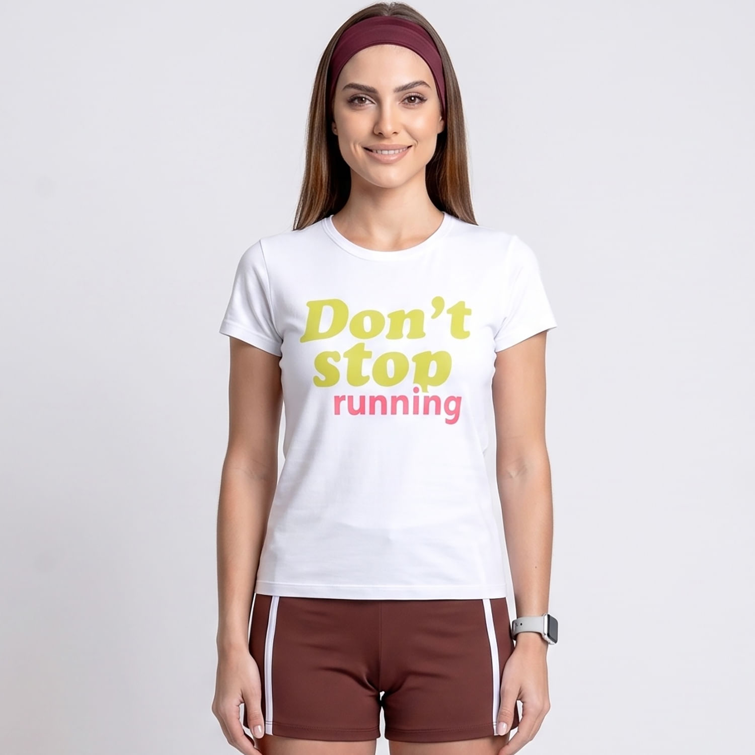 BLUSA MC PV RUN BCO Branco