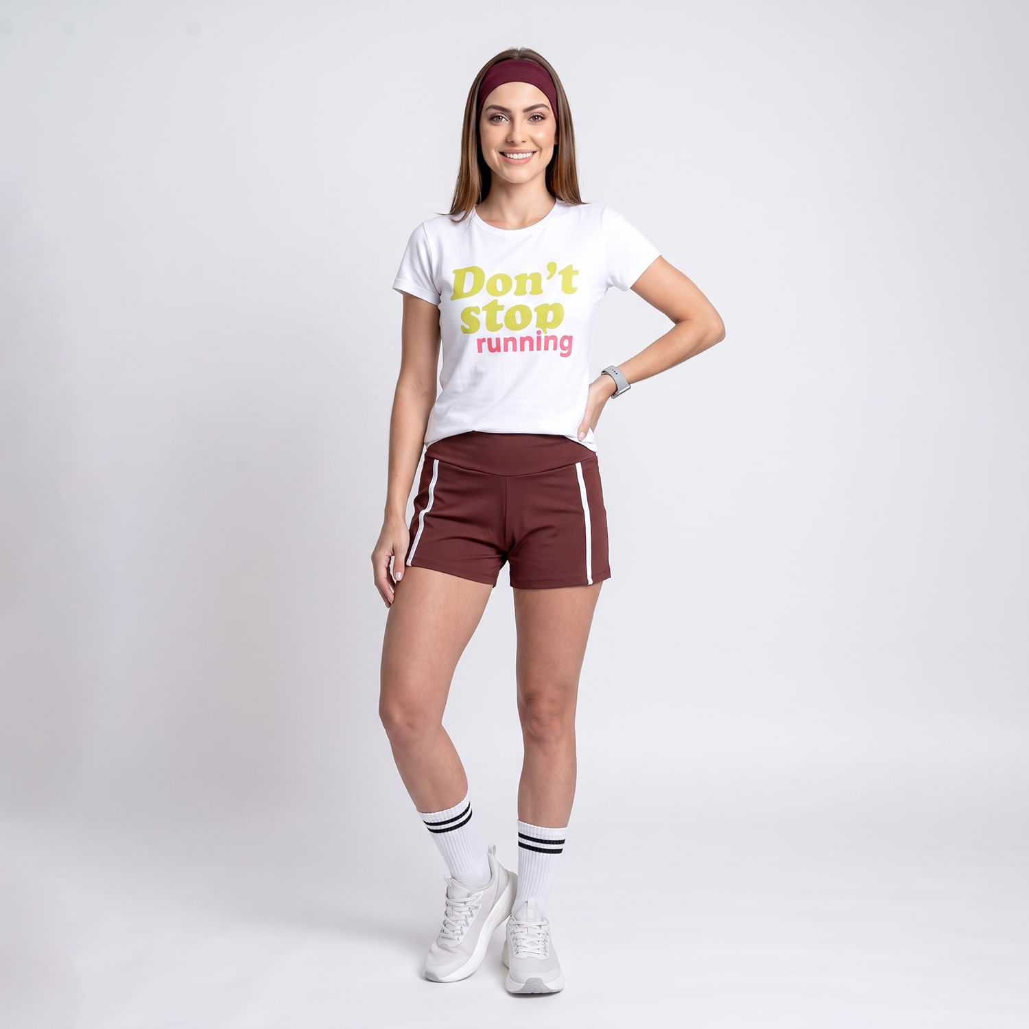 BLUSA MC PV RUN BCO Branco