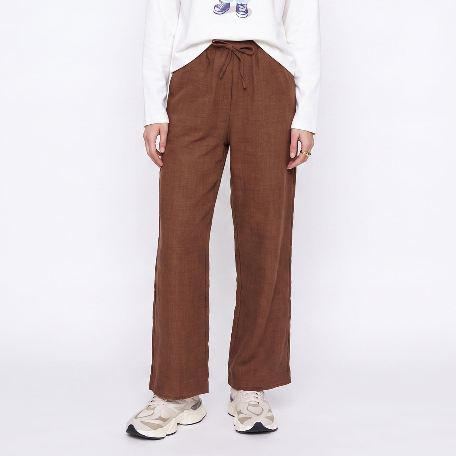 CALÇA PIJAMA MARROM Marrom