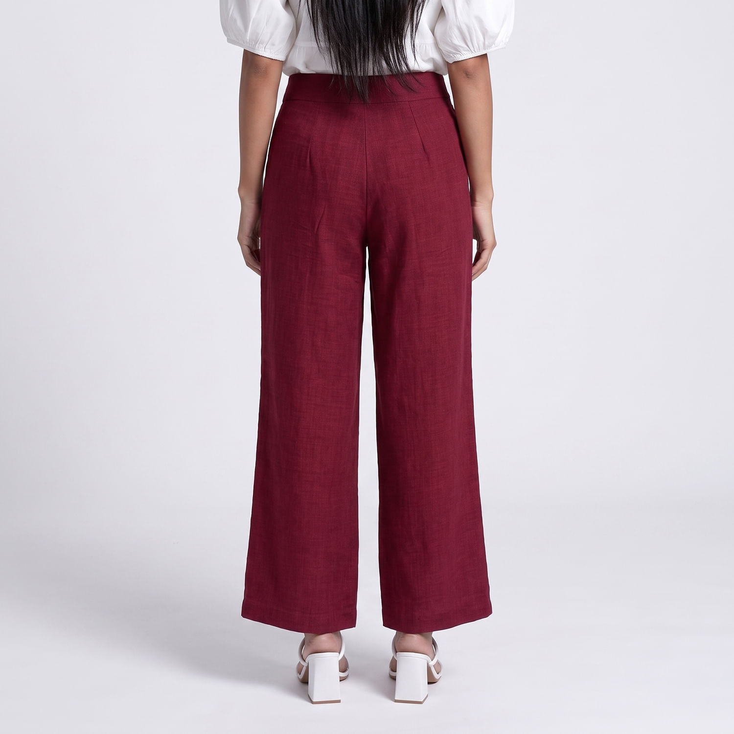 Calça Amarraç Vinho Vinho