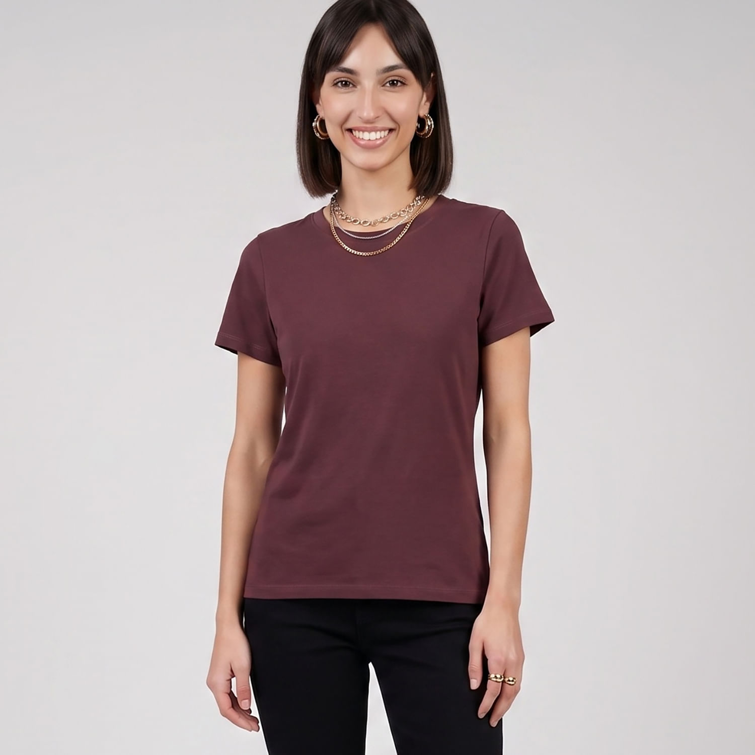 BLUSA ALG P RXO Roxo