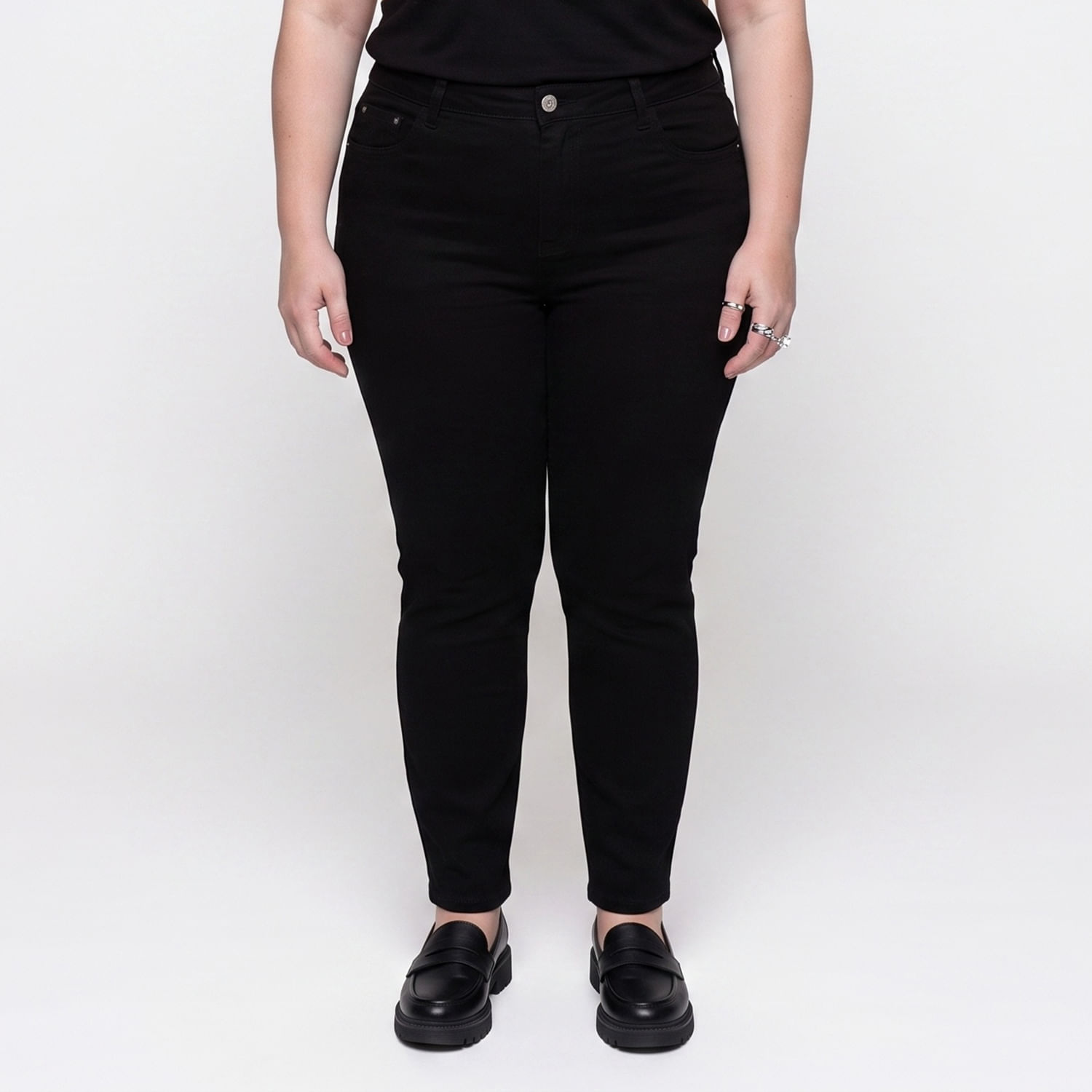 CALÇA S PUSH PL PTO Preto