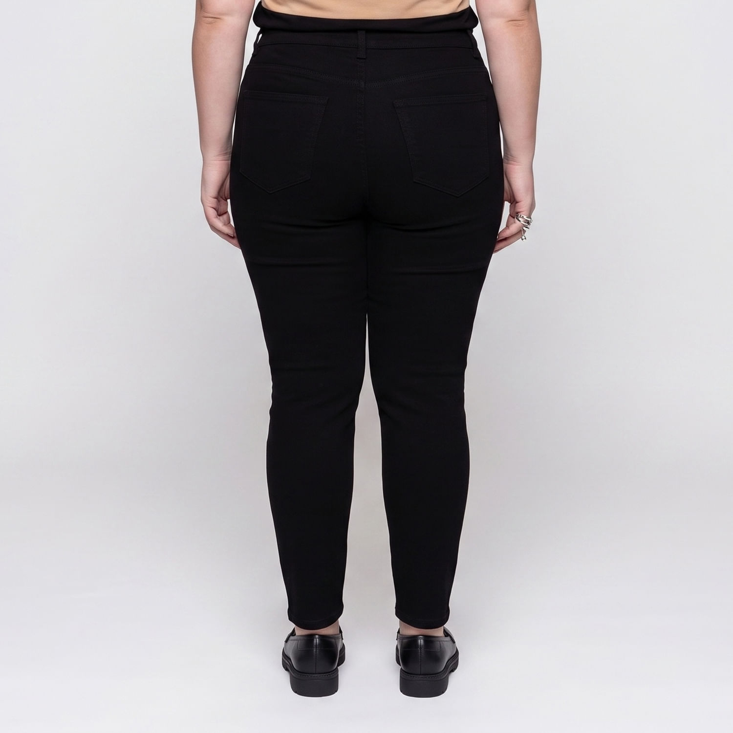 CALÇA S PUSH PL PTO Preto