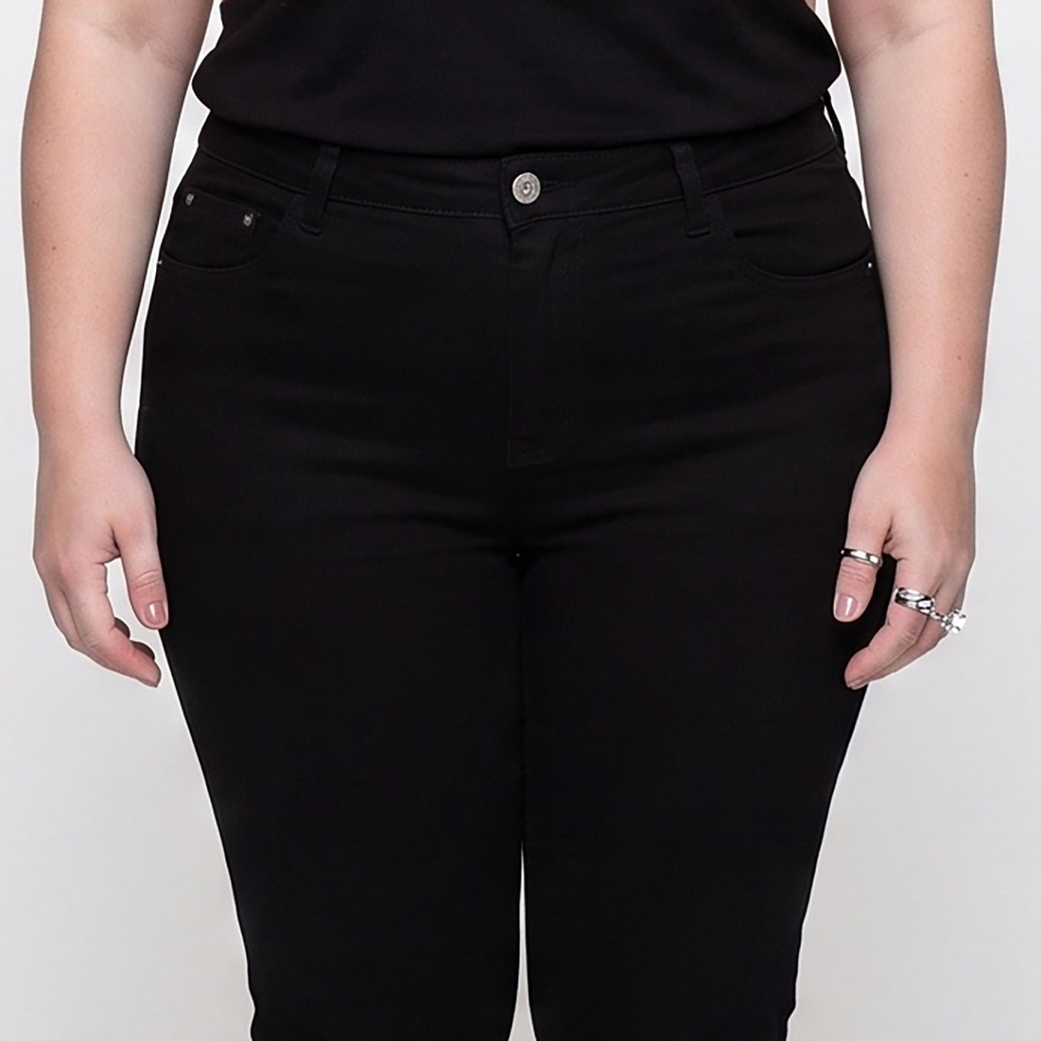CALÇA S PUSH PL PTO Preto