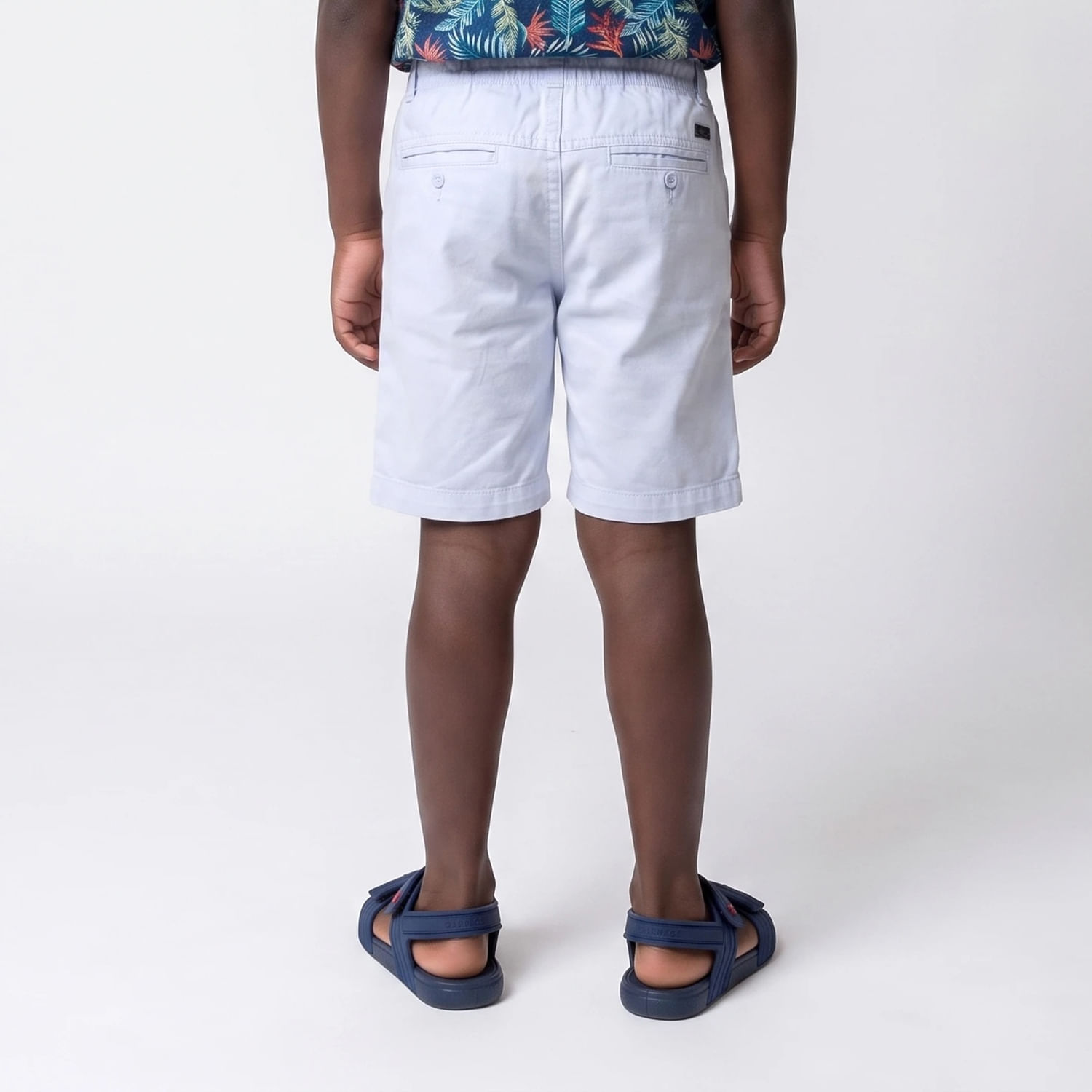BERMUDA SARJA LS AZL Azul