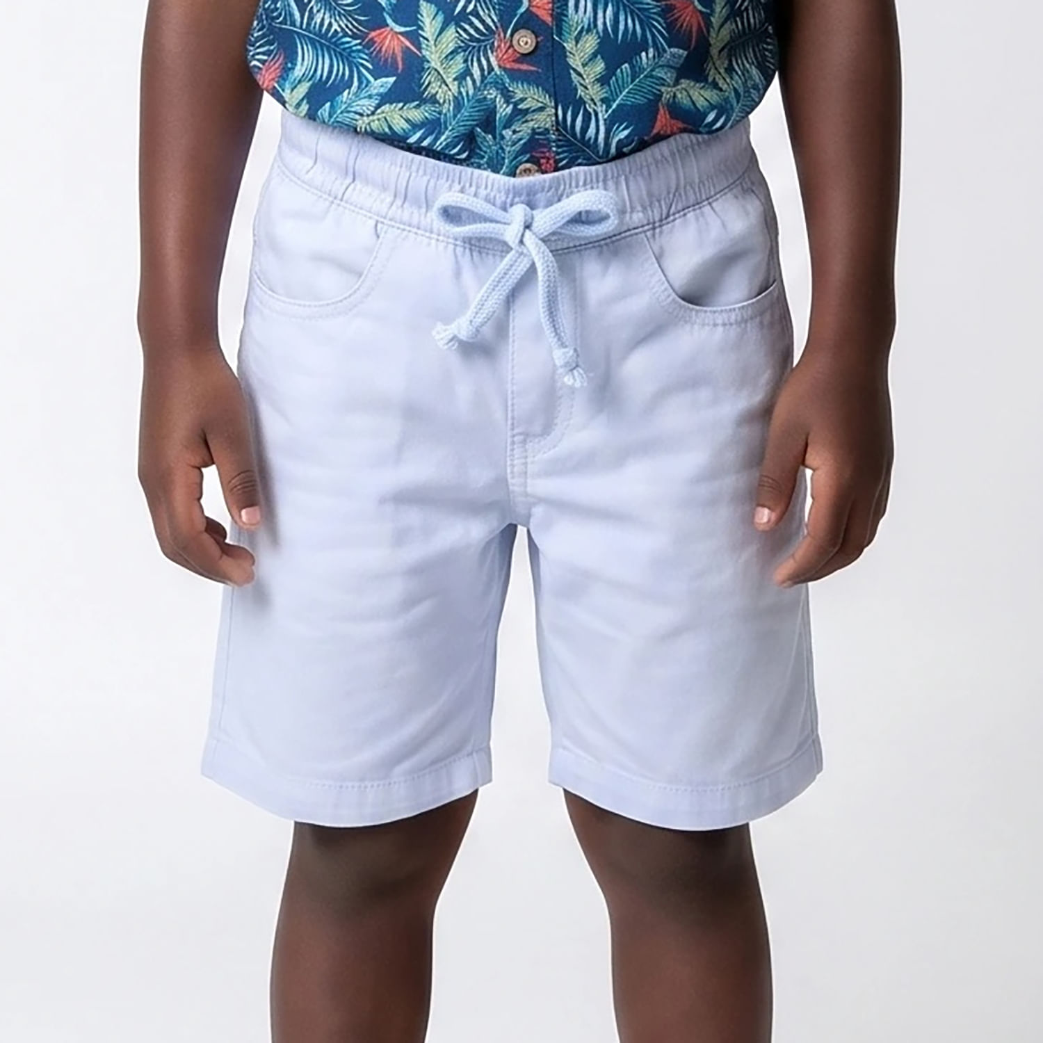 BERMUDA SARJA LS AZL Azul
