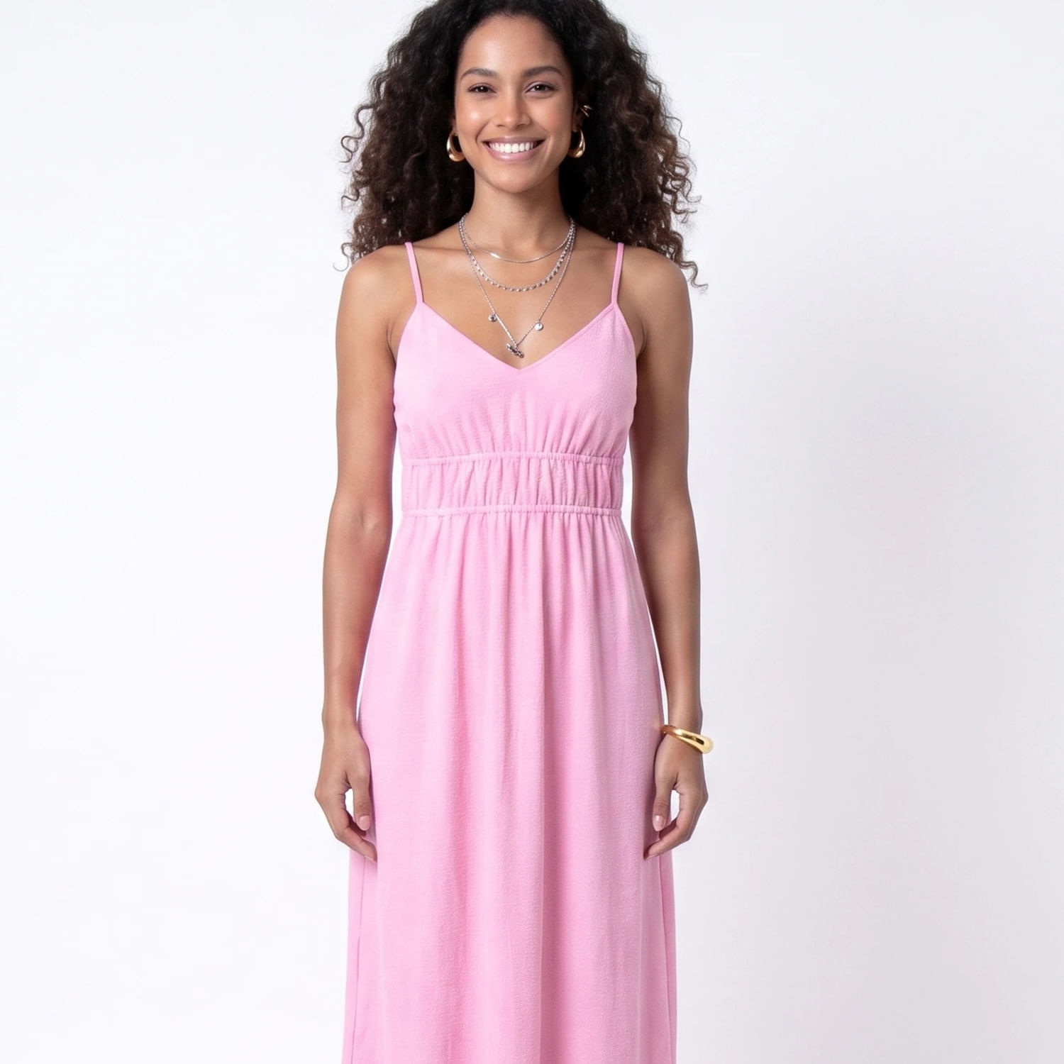 Vestido S/M LGO ROSA Rosa