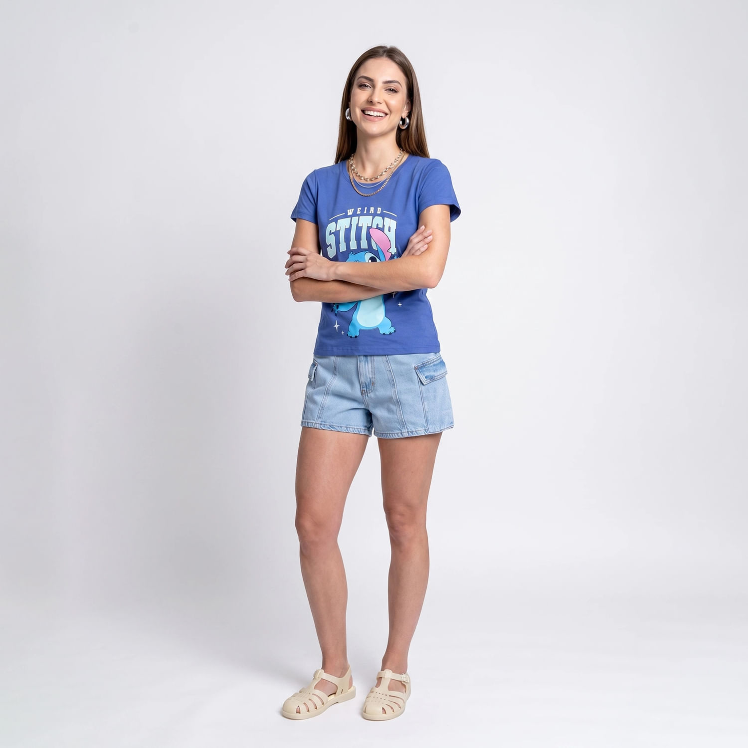 BLUSA STITCH AZ SLT Azul