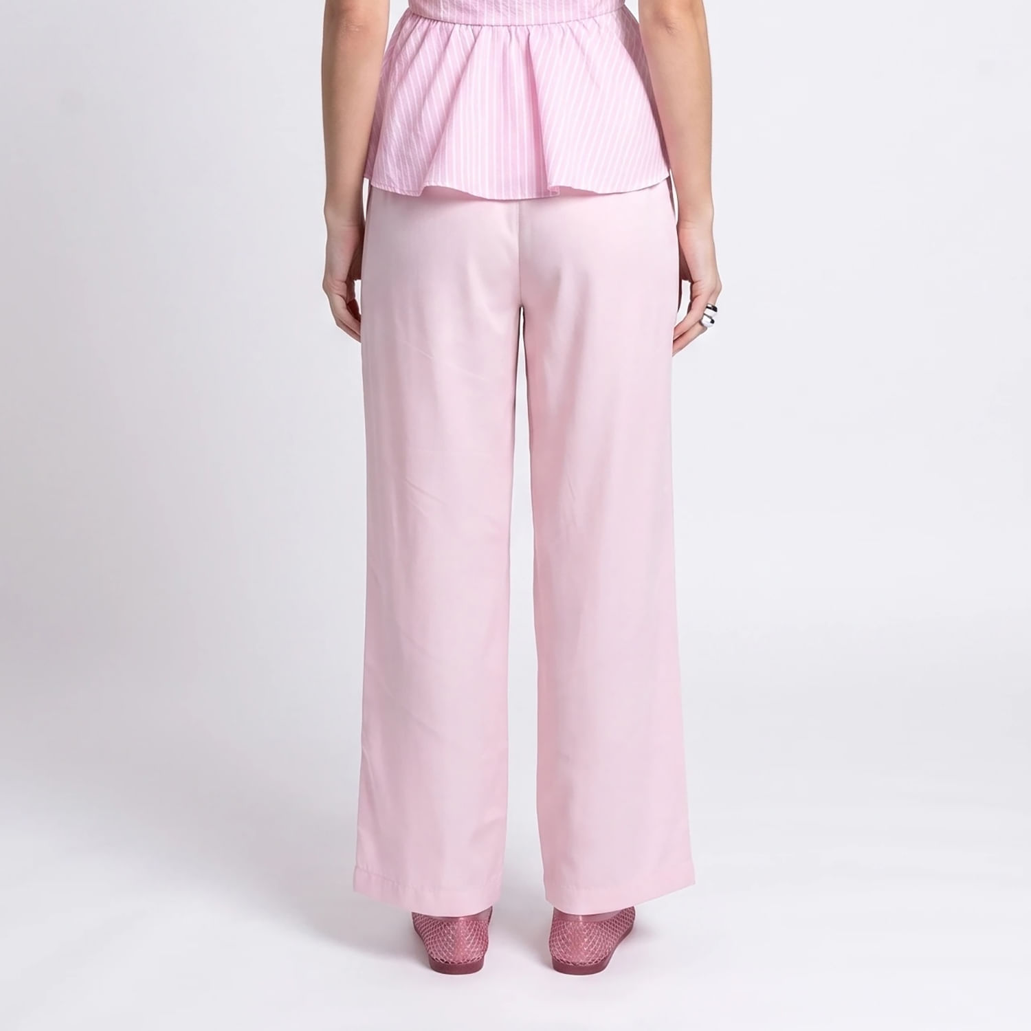 CALÇA WIDE LEG RS Rosa
